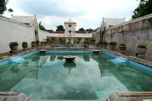 Bathing pool at Taman Sari, Yogyakarta