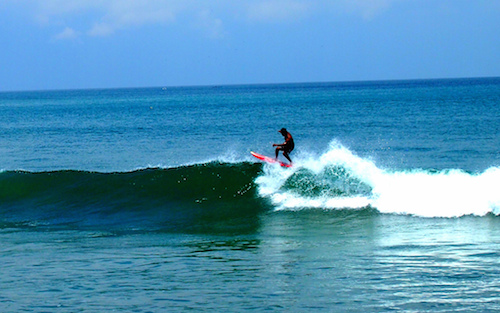 Surfing in Kuta, Bali