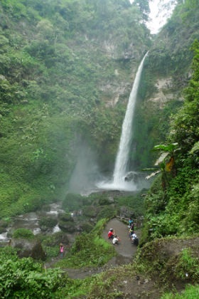 One of the waterfalls near malang, indonesia